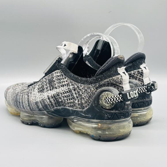 Nike Shoes Women 8 Gray Black Air VaporMax 2020 Flyknit Running Athletic Sneaker - Picture 5 of 12
